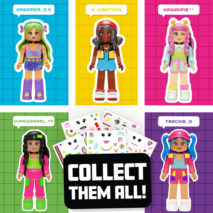 WowWee Avastars dolls — blocky humanoid avatars